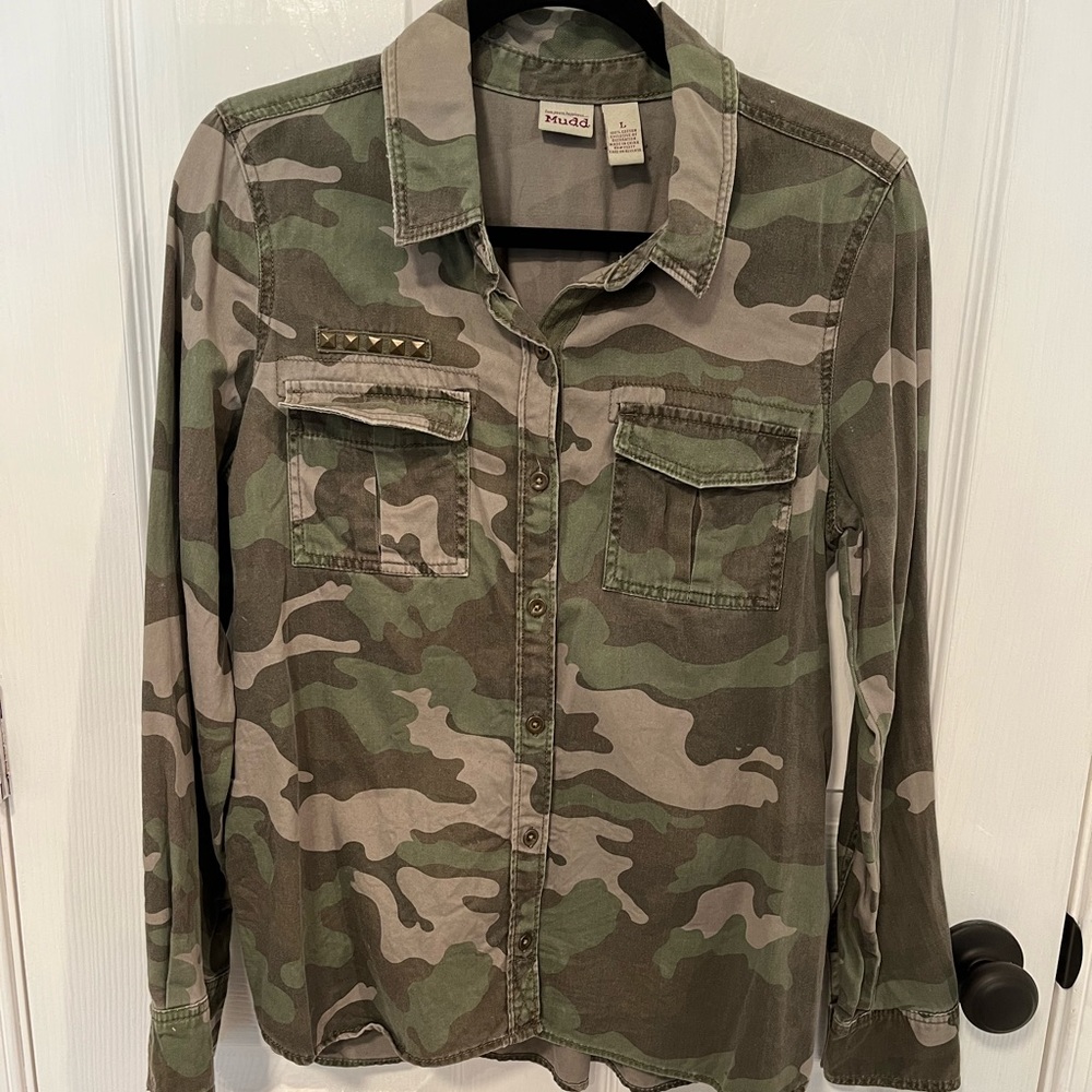 Camo Shirt Jacket